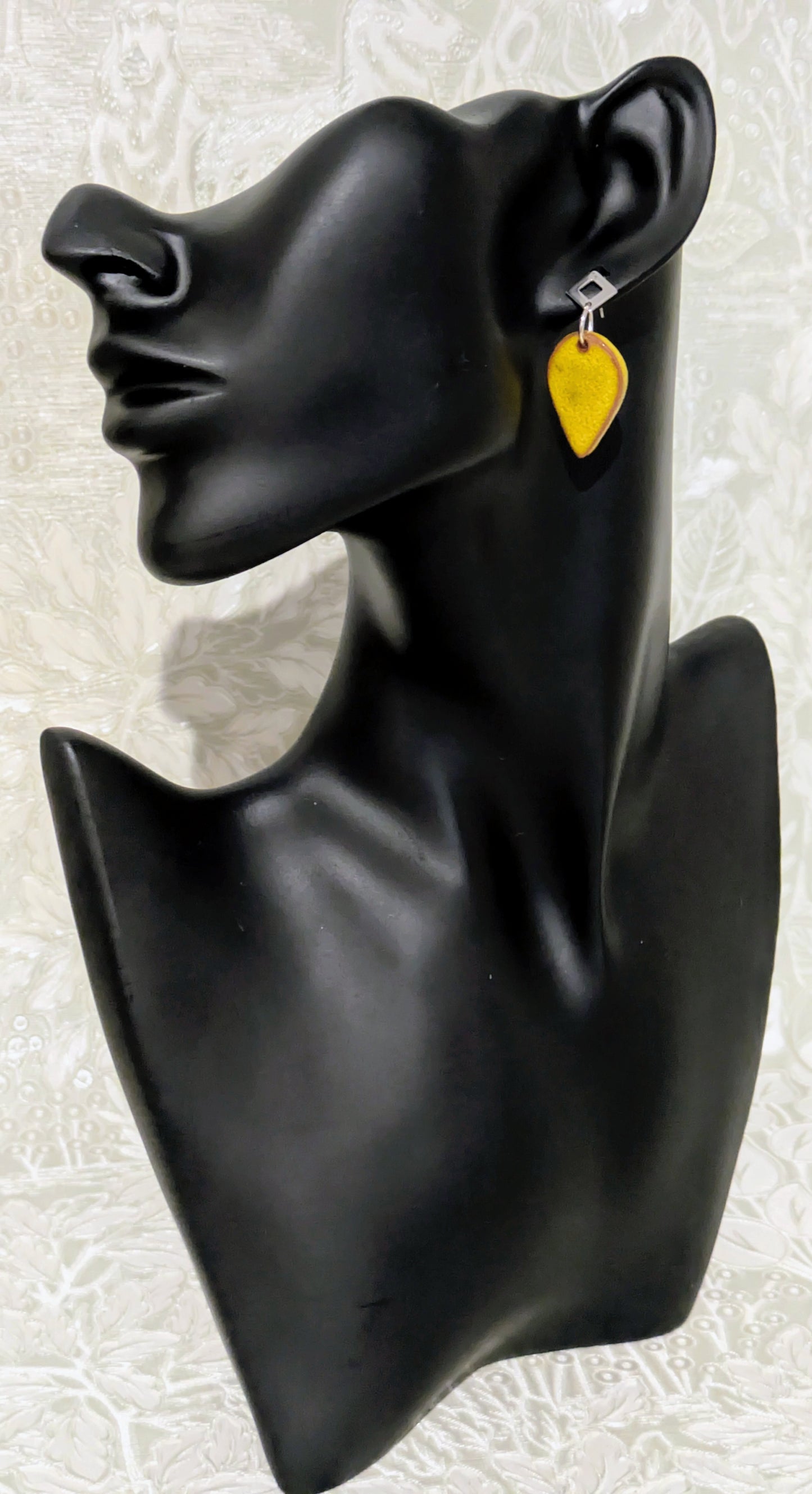 Yellow Drop earrings
