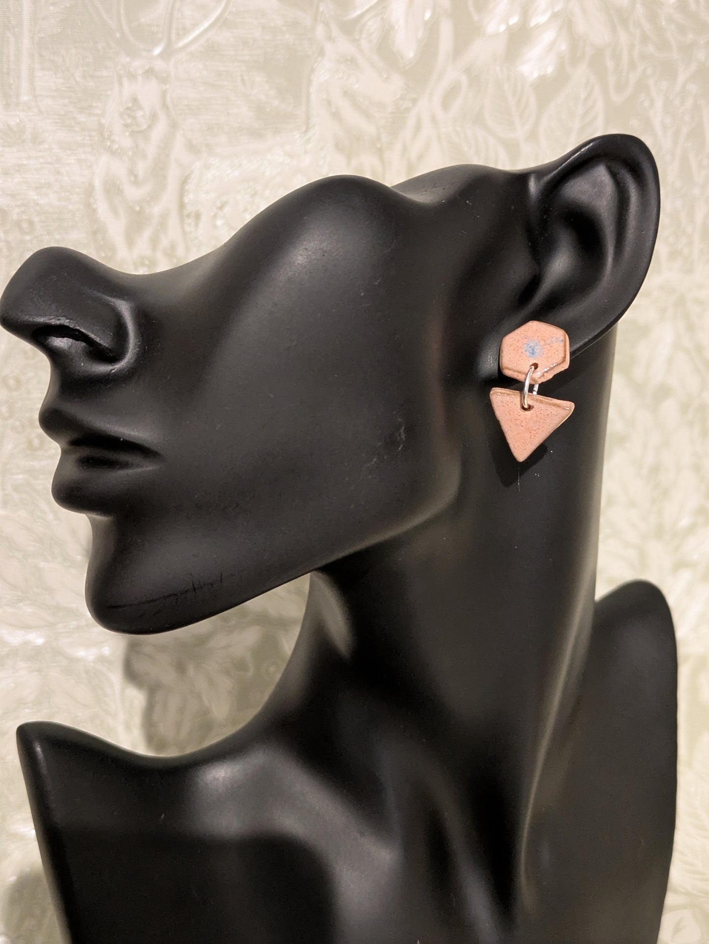 Blush Pink Drop Earrings