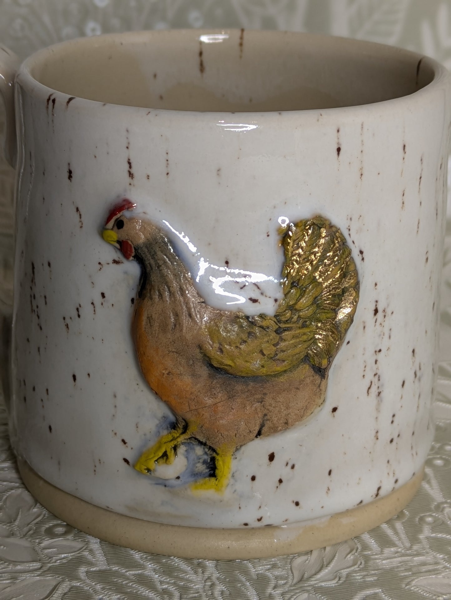 Handmade Chicken Mug