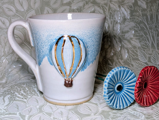 Hot Air Balloon Mug with 24K lustre