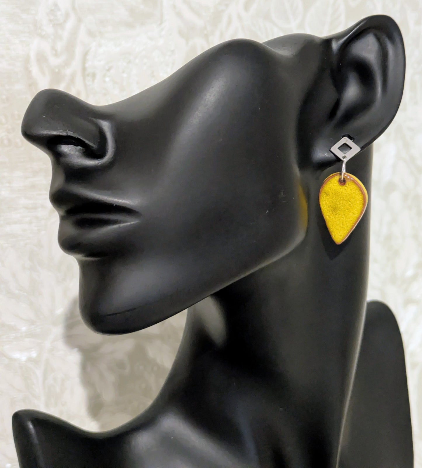 Yellow Drop earrings
